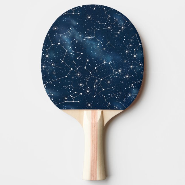 Raquette De Ping Pong Constellation céleste - Nuit étoilée (4) (Devant)