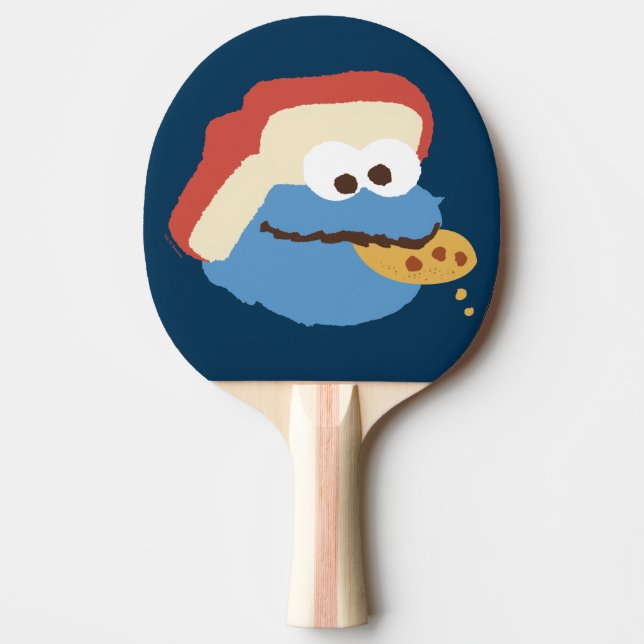 Raquette De Ping Pong Cookie Monster Camp Cookies (Devant)