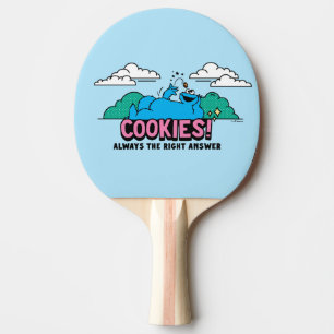 Raquette De Ping Pong Cookie Monster   Les cookies sont toujours la bonn