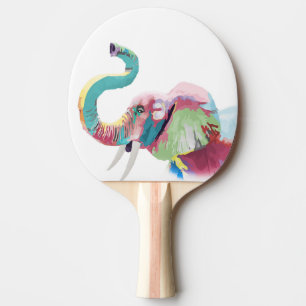 Raquette De Ping Pong Cool génial éléphant coloré et branché