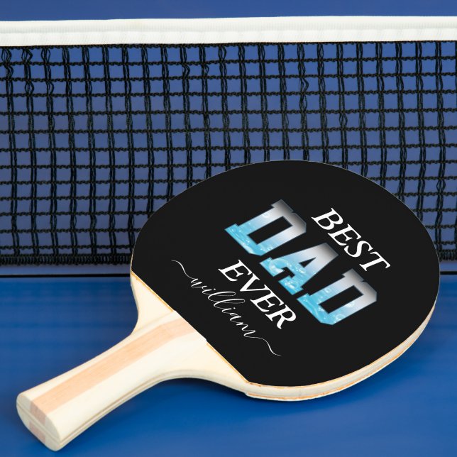 Raquette De Ping Pong Cool Meilleure Fête des pères papa jamais (Insitu)