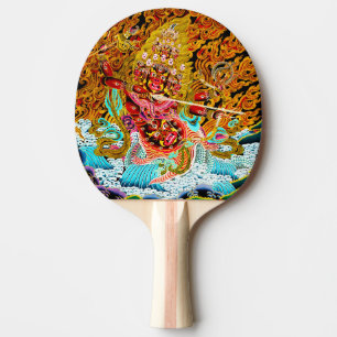 Raquette De Ping Pong Cool oriental mandala thangka dieu oriental animé
