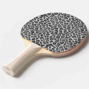 Raquette De Ping Pong Copie grise et gris-clair de léopard
