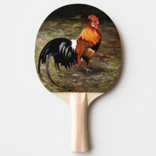 Raquette De Ping Pong Coq/Gaulois/Rooster