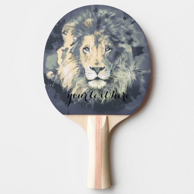 Raquette De Ping Pong COSMIC LION KING | Pagaie de ping-pong personnalis (Devant)