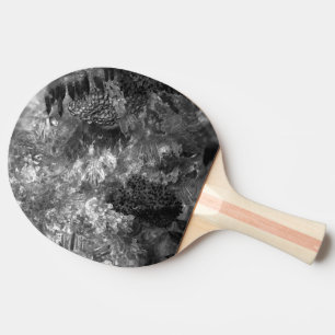 Raquette De Ping Pong Couches de cristaux gris