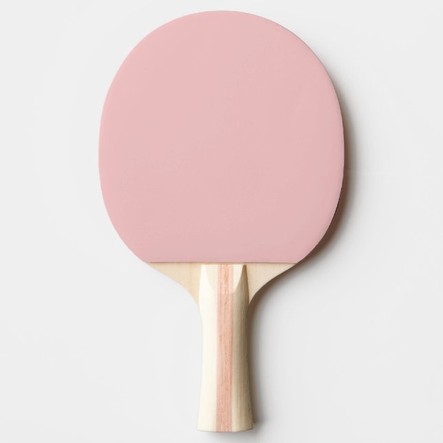 Raquette De Ping Pong Couleur Durable Rose Bébé Correspondant (Devant)