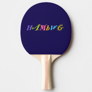 Raquette De Ping Pong Couleur graphique HAMbWG brillante