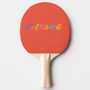 Raquette De Ping Pong Couleur graphique HAMbWG brillante