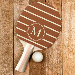 Raquette De Ping Pong Couleur Soleil Désert Monogramme