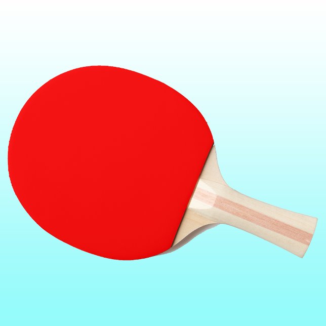 Raquette De Ping Pong Couleur solide rouge | Classique | Élégant | tenda (Créateur téléchargé)