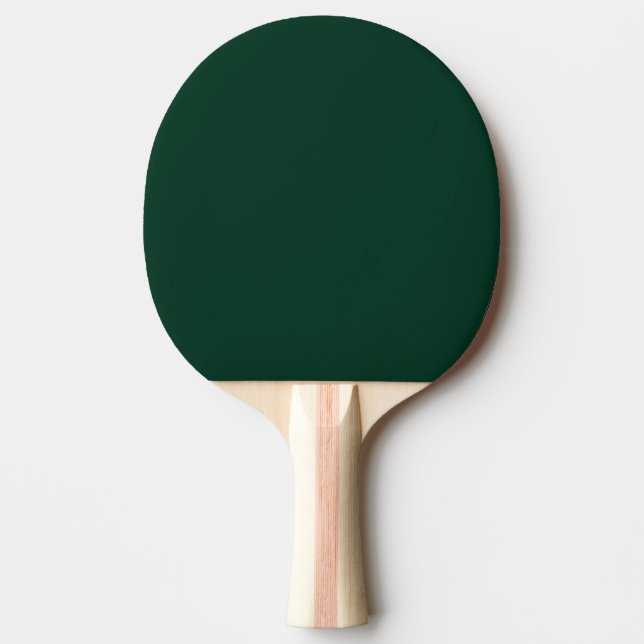 Raquette De Ping Pong Couleur solide vert foncé (Devant)