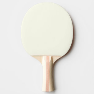 Raquette De Ping Pong Couleur uni jaune pâle blanc pastel