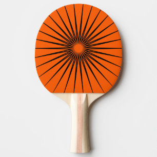 Raquette De Ping Pong Couleur vive Vrai Orange