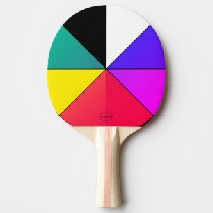 Raquette De Ping Pong Couleurs chaudes HAMbWG, Roue couleur