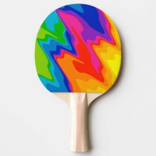 Raquette De Ping Pong Couleurs tortueuses