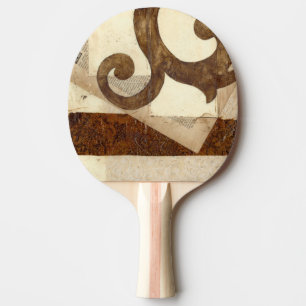 Raquette De Ping Pong Coupure de journal vintage