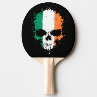 Raquette De Ping Pong Crâne d'éclaboussure d'égoutture de l'Irlande