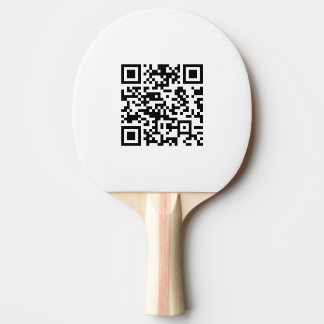 Raquette De Ping Pong Création instantanée de code QR (en entrant votre  (Devant)