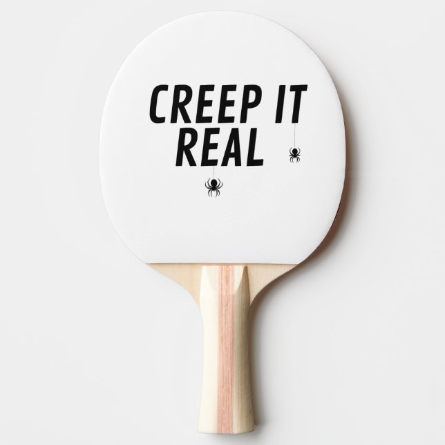 Raquette De Ping Pong Creep It Real Halloween (Devant)