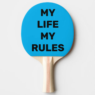 Raquette De Ping Pong Créez Votre Propre Design Simple et Personnalisé