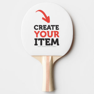 Raquette De Ping Pong CRÉEZ-VOTRE-PROPRE DIY Personnalisé téléchargez vo