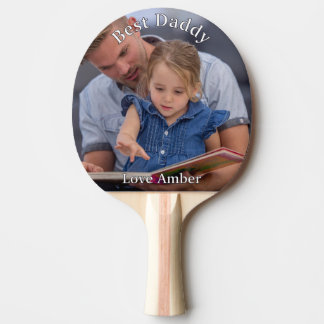 Raquette De Ping Pong Créez votre propre photo personnalisée avec texte