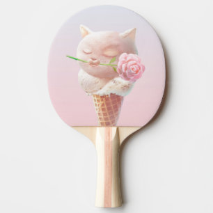 Raquette De Ping Pong Crème Rose d'été