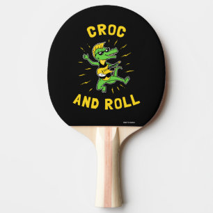 Raquette De Ping Pong Croc Et Rouleau