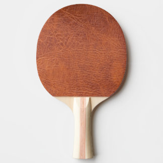 Raquette De Ping Pong cuir Brown