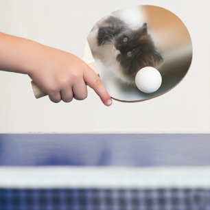 Raquette De Ping Pong Cute chat