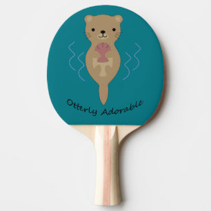 Raquette De Ping Pong Cute et drôle Otter Otterly adorable