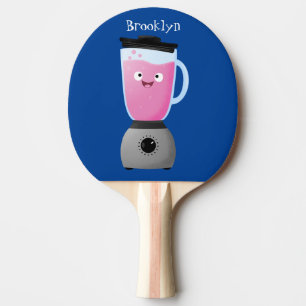 Raquette De Ping Pong Cute happy food mixender cuisine appareil dessin a