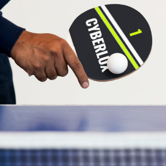 Raquette De Ping Pong Cyber Rétro Moderne Personnalisé