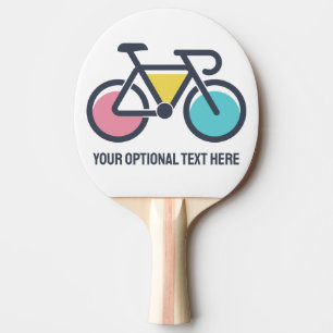 Raquette De Ping Pong Cyclisme de texte personnalisé