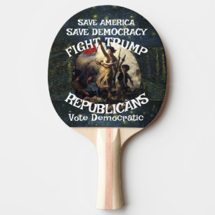 Raquette De Ping Pong Czar Rue Menteur Trump POTUS Patriotique MAGA Trai