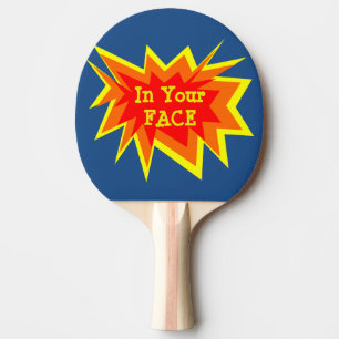 Raquette De Ping Pong Dans votre palette de ping-pong de visage