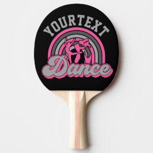 Raquette De Ping Pong Danseur de ballet AJOUTER DU TEXTE Danse classique