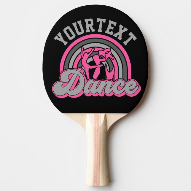 Raquette De Ping Pong Danseur de ballet AJOUTER DU TEXTE Danse classique (Devant)