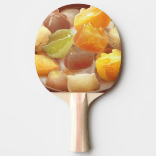 Raquette De Ping Pong Dessert de la pomme de terre et du Taro Ball