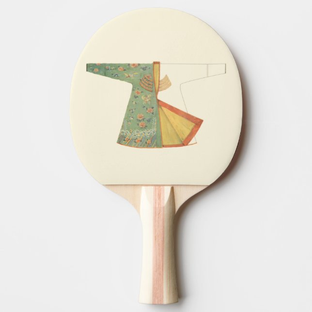 Raquette De Ping Pong Dessin de Kimono semi-fini (Devant)