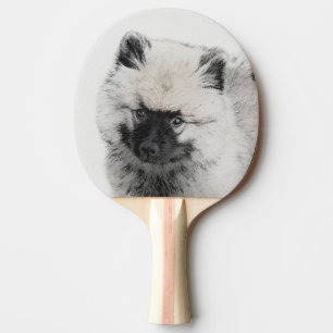 Raquette De Ping Pong Dessin Keeshond Chiot - Joli dessin original Chien
