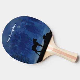 Raquette De Ping Pong Deux Pieds De Hippocampe Thoroughbred Ping Paddle