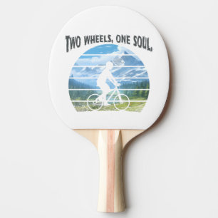 Raquette De Ping Pong Deux roues, une âme. vélo sport