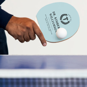 Raquette De Ping Pong Diplôme d'études Médicales personnalisé