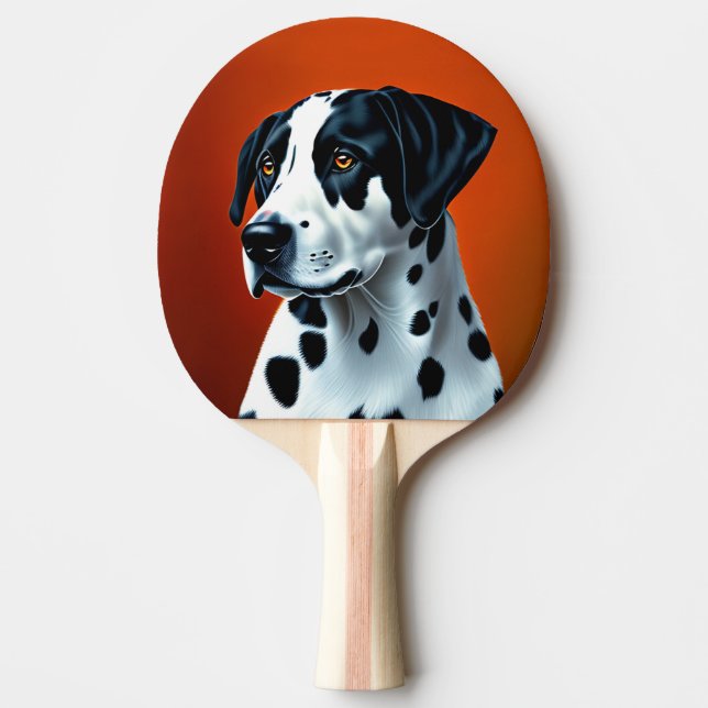 Raquette De Ping Pong Doggy Paddle Dalmatien (Devant)