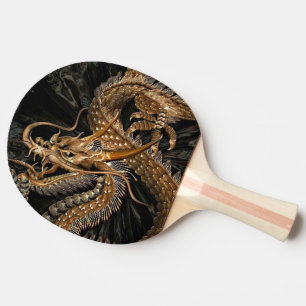 Raquette De Ping Pong Dragon chinois