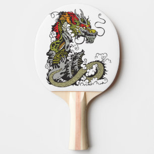 Raquette De Ping Pong dragon chinois