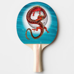 Raquette De Ping Pong Dragon de l'Est - Mythique Créature Imaginaire