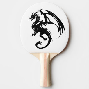 Raquette De Ping Pong Dragon noir